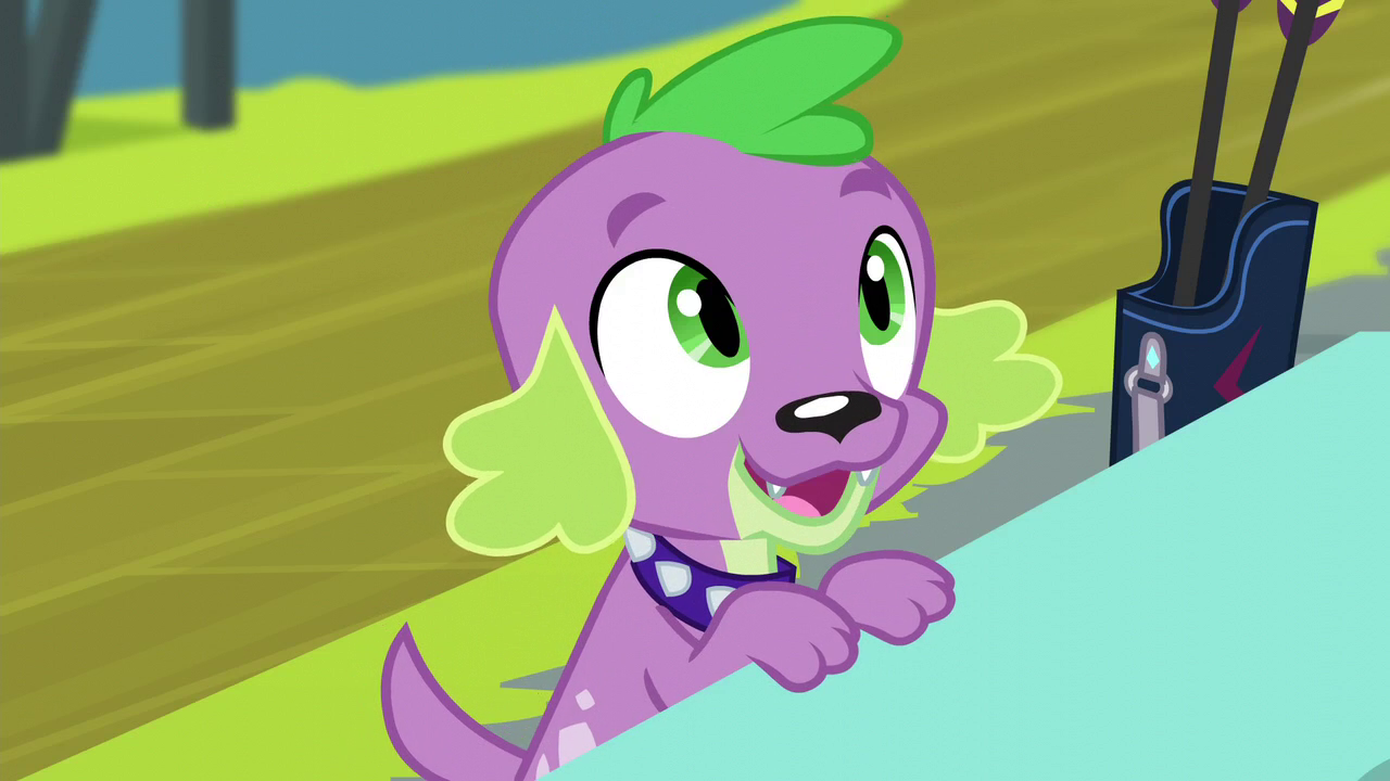 Image Spike the Dog "that's my girl!" EG3.png My Little Pony